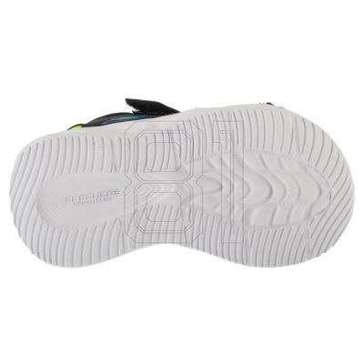 4. Skechers S-Lights: Sola Glow Sandal - Hyper-Coast 407033N-BKLM Black 22