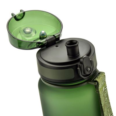3. Meteor 650 ml sports bottle dark green