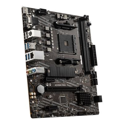 3. MSI A520M PRO Socket AM4 micro ATX