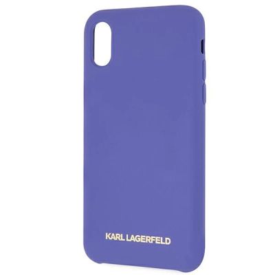 3. Karl Lagerfeld Silicone iPhone X/Xs Case - Purple