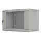 17. Lanberg 19" 6U 540x350 gray glass door wall-mounted rack cabinet (Flat Pack)