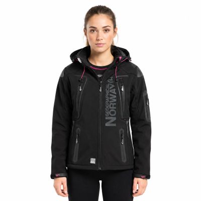 5. Women’s Softshell Jacket Geographical Norway TISLANDE LADY BLACK 007 (WU4016F/GN-BLACK)