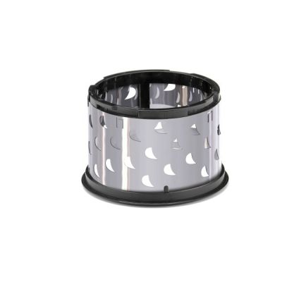 4. GEFU 19060 Manual Grater/Spiralizer Rotary Grater Black, Stainless Steel