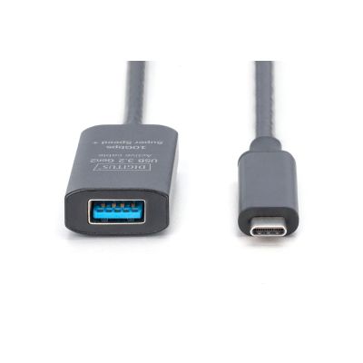 2. Digitus Active USB 3.2 Gen2 10G Extension Cable, USB-C - USB-A, 5m