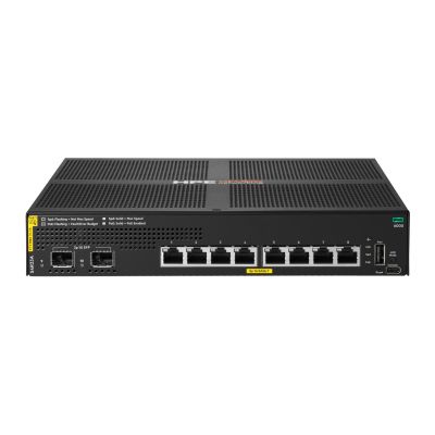 2. HPE Aruba Networking CX 6000 8p 10M/100M/1G Class4 PoE 2p SFP 1G 67W Managed Switch L2 Gigabit Ethernet (10/100/1000) PoE Support 1U Black