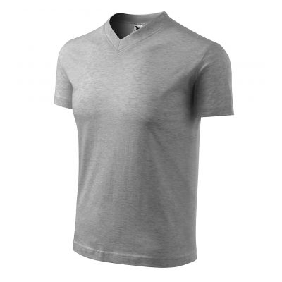 Malfini V-neck T-shirt M MLI-10212 dark gray melange
