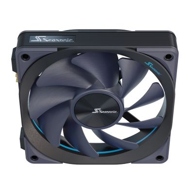 7. Computer case with a set of 3 12 cm black fans