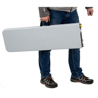14. FOLDING CATERING BENCH 183X28X43CM WHITE