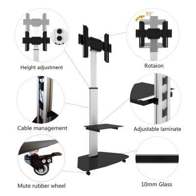 3. TECHLY MOBILE STAND FOR LED/LCD TV 37-70 C