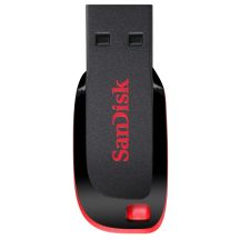 SanDisk Cruzer Blade SDCZ50-128G-B35 Flash Drive (128GB; USB 2.0; Black)