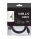 2. GEMBIRD CCP-USB2-AMAM-6 Cable (USB 2.0 Type-A male – USB 2.0 Type-A male; 1.8 m; black)