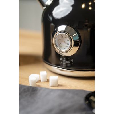 10. Electric kettle ADLER AD 1346b black