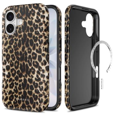 Tech-Protect Lamano MagSafe case for iPhone 17 - brown and beige