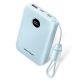 Vention Powerbank 10000mAh 2 x USB-C 1x USB-A with display 22.5W blue