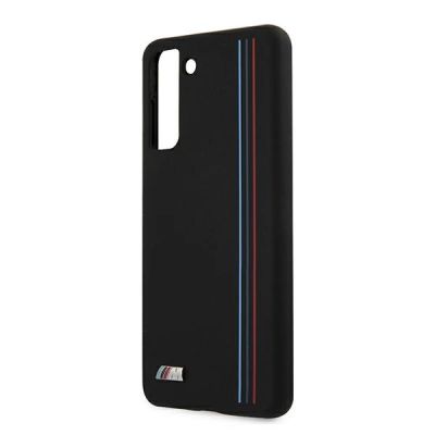 6. BMW Silicone Stripes M Collection Case for Samsung Galaxy S21+ - Black