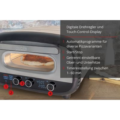 4. New Alfredo pizza oven in silver