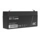 GREEN CELL GEL BATTERY AGM14 6V 3.2AH