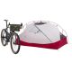 4. MSR Hubba Hubba Bikepack 2 Person Green, Red, White Triangle Tent