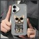 10. Nimmy Glasses Cool Dog iPhone 16 Case - Gray