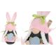 7. Gnome Bunny Girl 20cm Pink with Gift Bag Spring Decoration