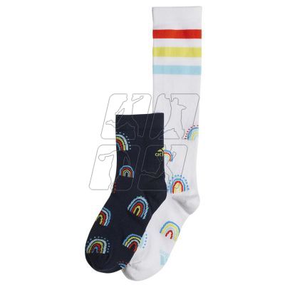 2. Adidas Rainbow HN5735 socks