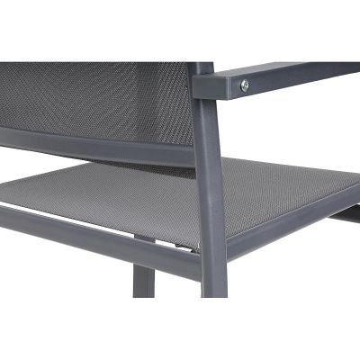 16. GARDEN CHAIR 57X57X88CM TEXTLINE SET OF 2
