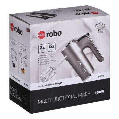 7. ELDOM ROBO FOOD PROCESSOR, 400 W, TURBO BUTTON