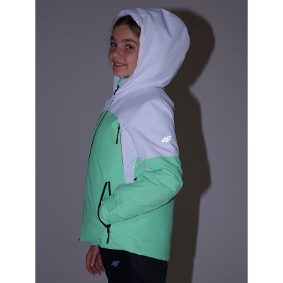 7. Ski jacket 8000 membrane for girls 4F 4FJRAW25TTJAF1037-42N