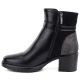 3. Women's insulated ankle boots with a block heel, black, Potocki SZ12873