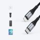 14. Choetech IP0041 USB-C / Lightning MFi 480Mb/s 3A 2 m cable - black