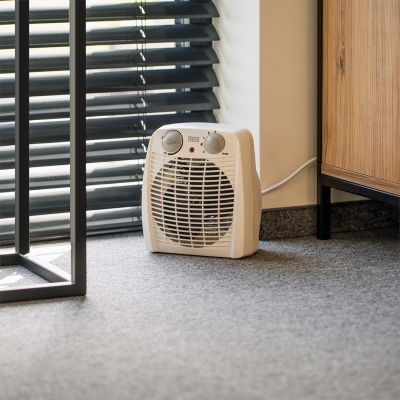 5. TEESA FAN HEATER 0.8KW/1.2KW/2KW WHITE TSA8059