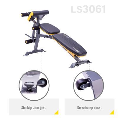 5. HMS LS3061 Barbell Bench