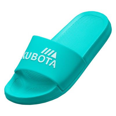 7. Kubota Women's Pool Flip-Flops Basic Turquoise KKB007