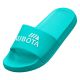 7. Kubota Women's Pool Flip-Flops Basic Turquoise KKB007