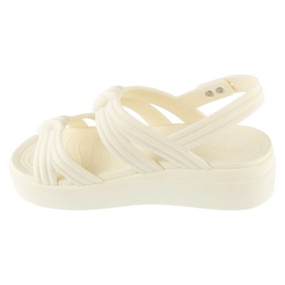 2. Crocs Brooklyn Knot Low Wedge Sandal 212864-105 Beige 36/37