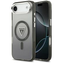 Guess IML Gradient Triangle Logo MagSafe case for iPhone Air - black