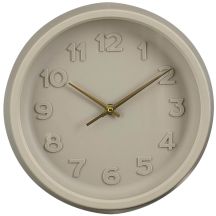 MICA TING GREY WALL CLOCK Ø 27 CM