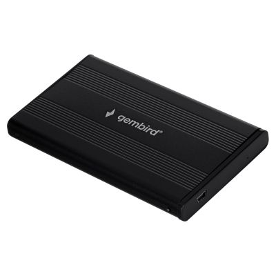 GEMBIRD EE2-U2S-5 Case (2.5"; USB 2.0; Aluminum; black)