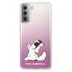 3. Karl Lagerfeld Choupette Fun Case for Samsung Galaxy S21+ - Pink