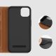 10. Dux Ducis Skin X2 case for iPhone 14 Plus case with magnetic flap brown
