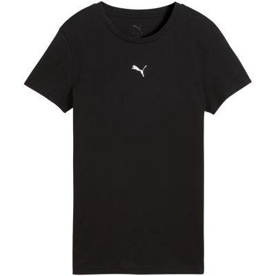 2. Puma Ess Centered Cat Logo Tee Women's Black 692916 01