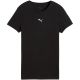 2. Puma Ess Centered Cat Logo Tee Women's Black 692916 01