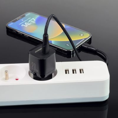 7. Mini charger USB C 20W PD Joyroom JR-TCF02 - black