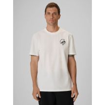 Men's relaxed T-shirt with print 4F 4FRSS26TTSHM4296-11S