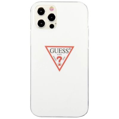 3. Guess GUHCP12MPCUCTLWH iPhone 12/12 Pro 6.1" white/white hardcase Triangle Collection