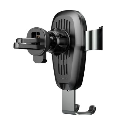4. Baseus Metal Gravity Wireless Charger Car Mount Phone Bracket Air Vent Holder Qi Charger black (WXYL-B0A)