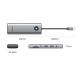 2. Orico PW11 9in1 USB-C Docking Station 2x USB-A 3.0 1x USB-C 3.0 1x USB-C PD 100 1x HDMI 4K 60Hz 1x microSD/SD 1x RJ45 2.5G Ethernet 1x Audio 3.5 mm - Gray