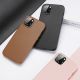 6. Dux Ducis Grit Leather Case for iPhone 14 Plus Elegant Faux Leather Cover (MagSafe Compatible) Black