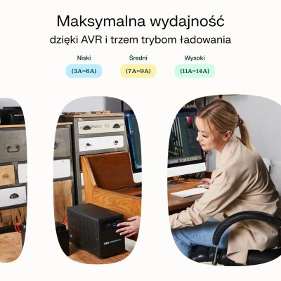 10. UPS Greencell PowerCore 800VA 500W AVR 12VDC LCD