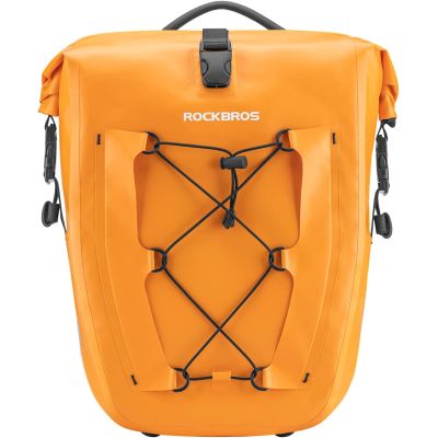 Rockbros waterproof bike bag orange
